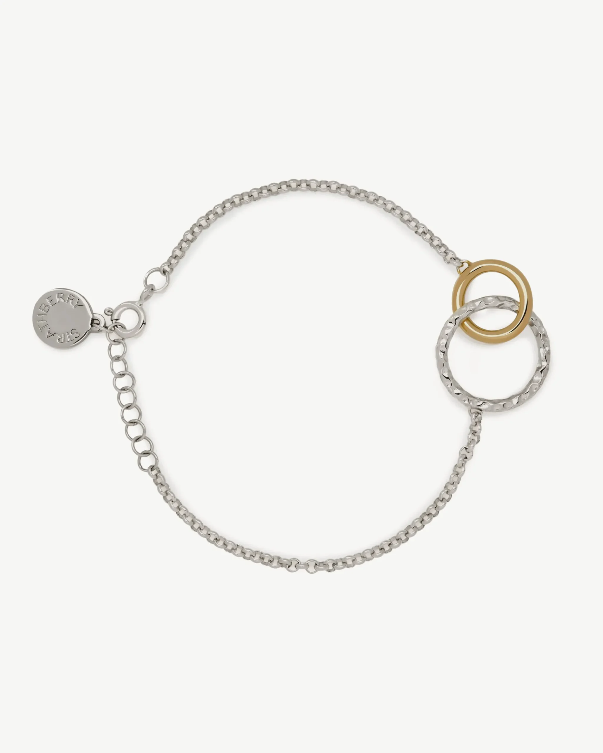 Halo Bracelet - Silver/24 Carat Gold Gilded