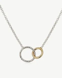 Halo Bracelet - Silver/24 Carat Gold Gilded