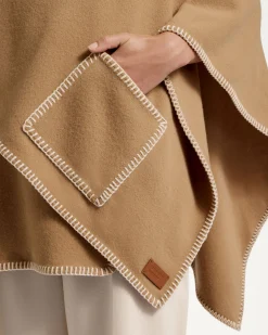 Iona Woven Pure Wool Cape