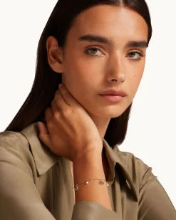 Monogram Bracelet - 22 Carat Gold Gilded