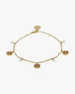 Monogram Bracelet - 22 Carat Gold Gilded