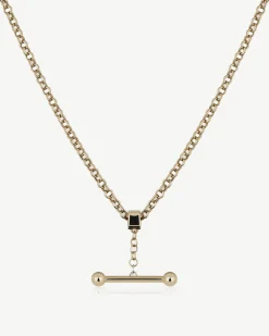 Mosaic Pendant Necklace - 22 Carat Gold Gilded