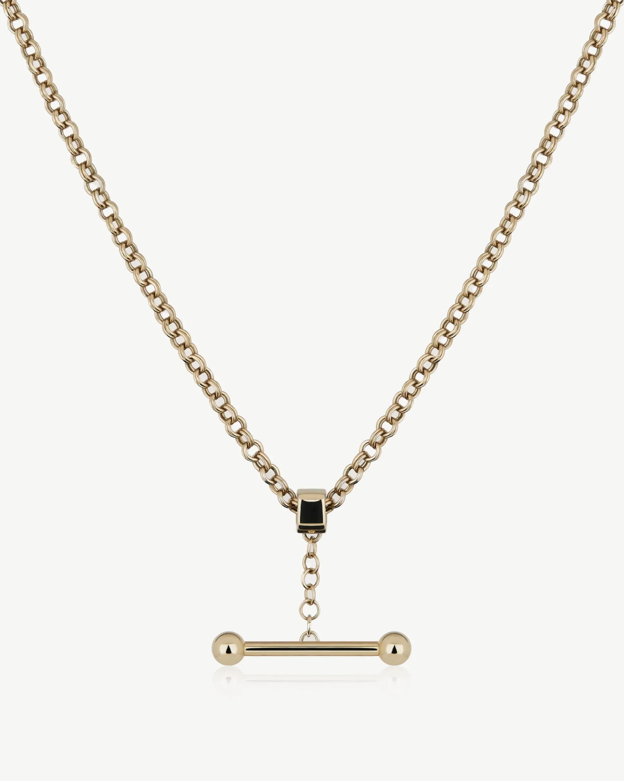 Mosaic Pendant Necklace - 22 Carat Gold Gilded