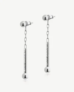 Music Bar Drop Earrings