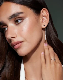 Music Bar Drop Earrings
