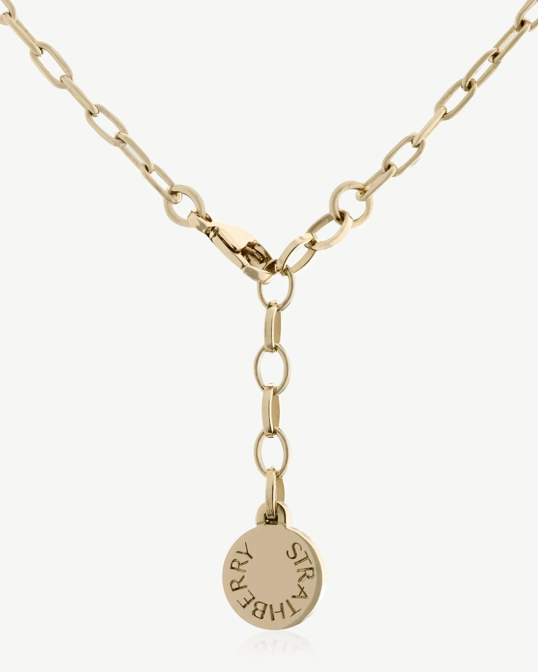 Music Bar Hoop Pendant - 22 Carat Gold Gilded