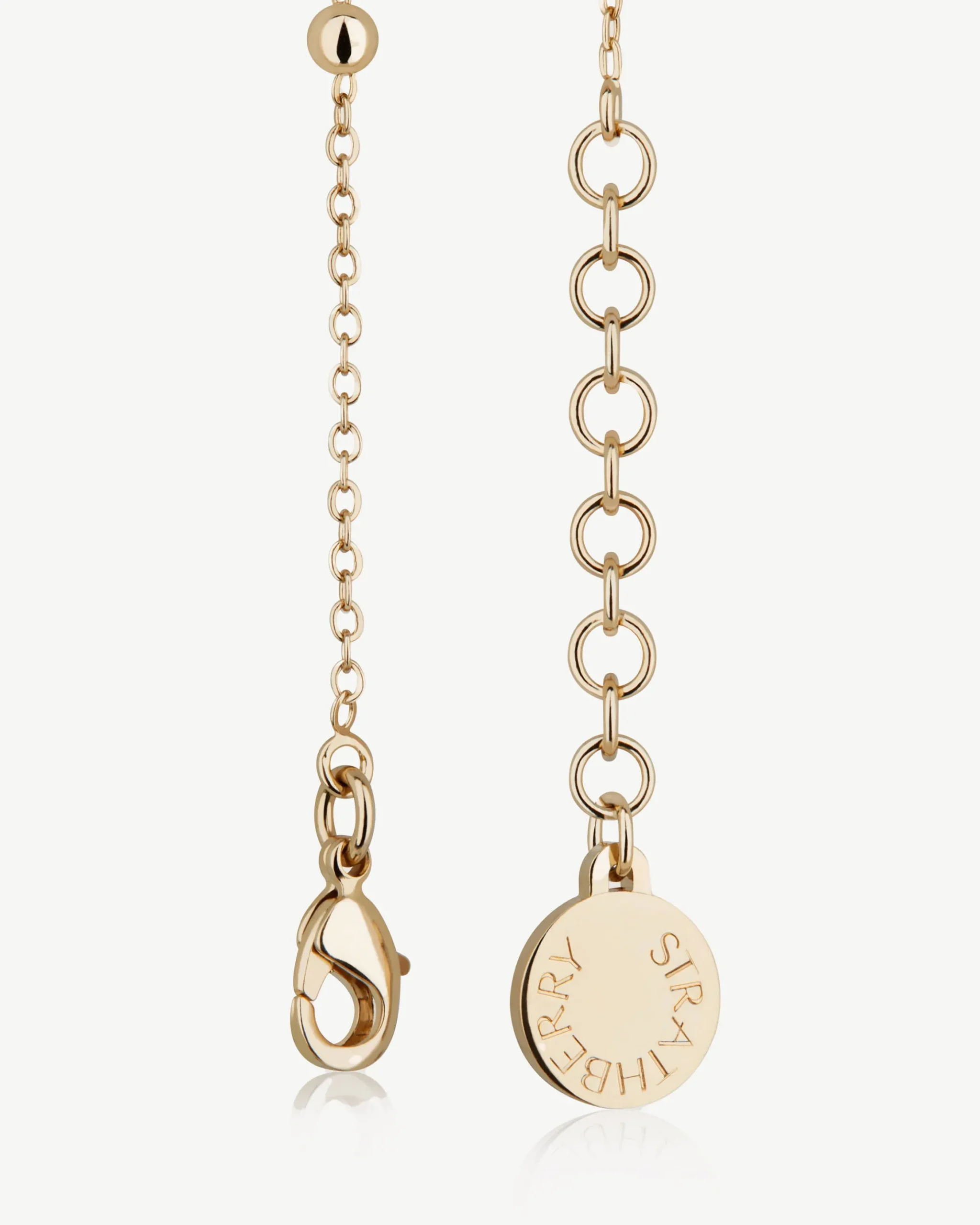 Pearl Chain Bracelet - 22 Carat Gold Gilded