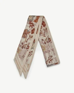 Silk Skinny Scarf