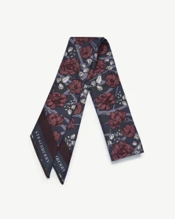 Silk Skinny Scarf