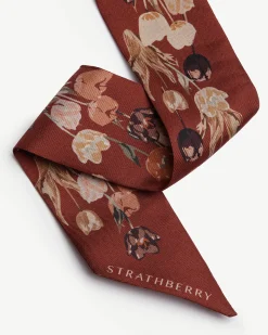 Silk Skinny Scarf