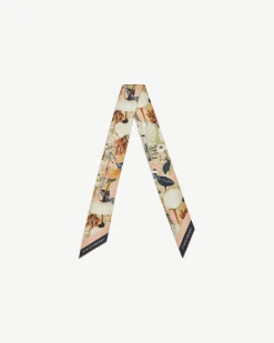 Silk Skinny Scarf