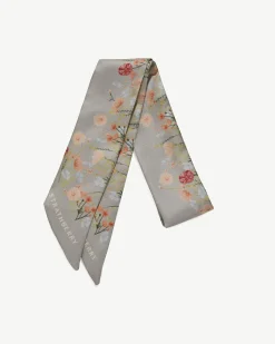 Silk Skinny Scarf