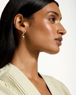 St James Earrings - 22 Carat Gold Gilded