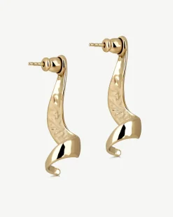 St James Earrings - 22 Carat Gold Gilded