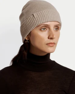 Westray Ribbed Cashmere Beanie